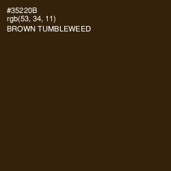 #35220B - Brown Tumbleweed Color Image